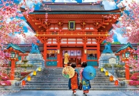 Пазл Castorland, C-152025, Цвітіння сакури, 1500 деталей C-152025