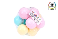 Іграшка «Набір кульок для сухих басейнів ТехноК», арт. 8904 (15 шт., 60 мм., пастельні кольори) 8904