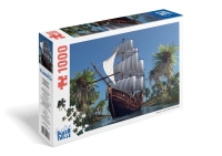 Пазл 1000 елементів «Вітрильник на сході сонця» PZL1000_7