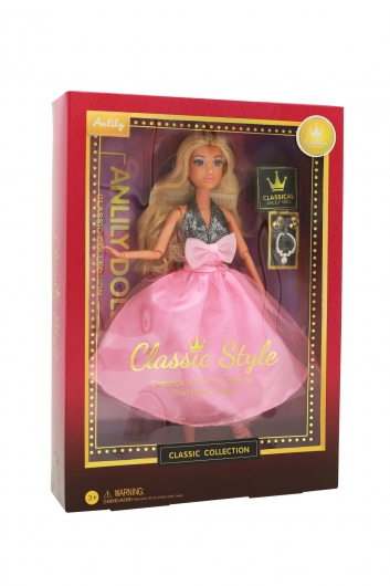 Лялька pink dress, серія classic