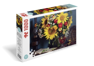 Пазл 1000 елементів «Натюрморт Соняхи»