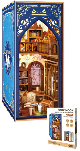 Набір дерев'яний 3D-конструктор "Книжковий магазин"