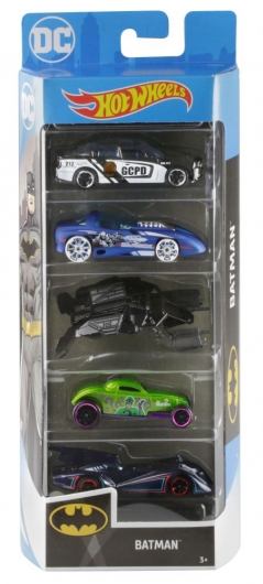 Набір з 5-и базових машинок Hot Wheels (в ас.)