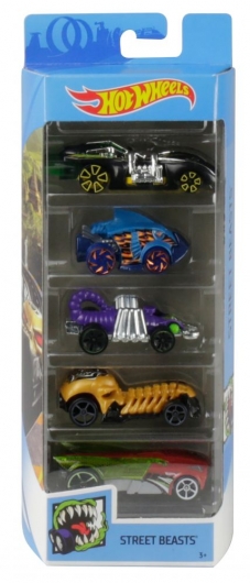 Набір з 5-и базових машинок Hot Wheels (в ас.)