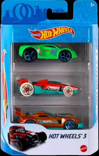 Набір з 3-х базових машинок Hot Wheels (в ас.)