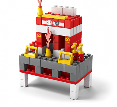 Конструктор "Пожежний корабель", 1000деталей