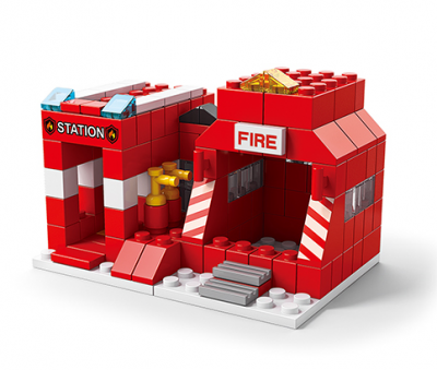 Конструктор "Пожежний трак", 1000деталей