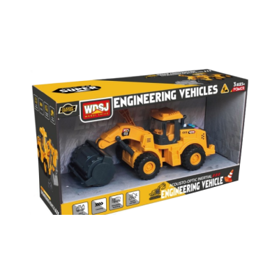 Іграшка будівельна машинка Дорожній каток зі світлом і звуком масштаб 1:16