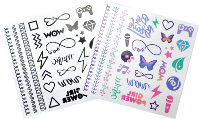 Сет із наклейок-тату, 2 шт в наборі