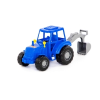 Трактор "Майстер" (синій) з лопатою (в сіточці) 84873