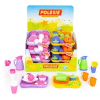 Набір дитячого посуду "Аліса" з підносом на 4 персони (дисплей №8) Polesie 49759