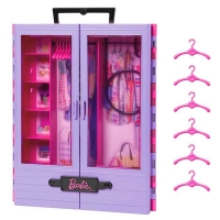 Бузкова шафа для одягу Barbie HJL65