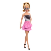 Лялька Barbie "Модниця" в рожевій спідниці з рюшами HRH11
