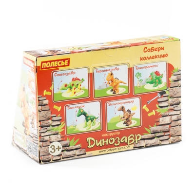 Конструктор-динозавр "Трицератопс" ( 32 елемента) ( у коробці) 