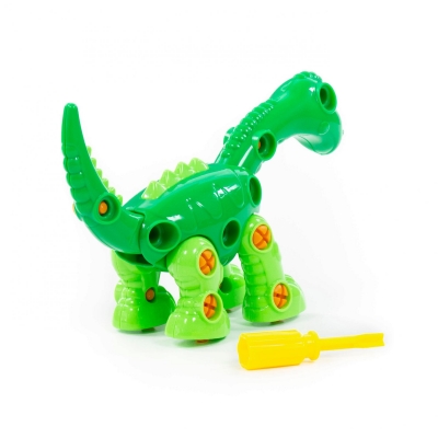 Конструктор-динозавр "Диплодок" (35 елемент) ( у коробці) 