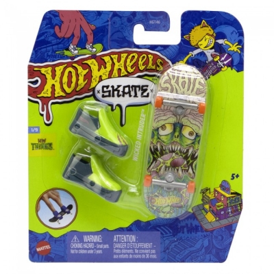 Скейт та взуття для пальчиків Hot Wheels (в ас.)